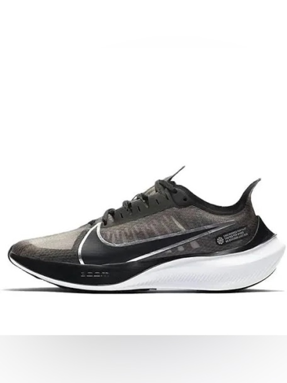 Nike Zoom Gravity Running Shoes Black White Women’s Size 8.5 Athletic Sneakers